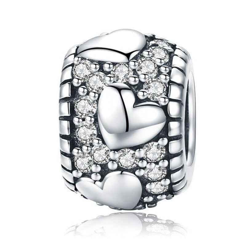 BRIGHT HEART Sterling Silver Charm