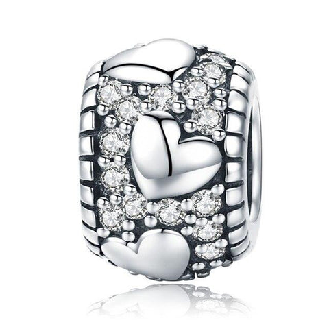 BRIGHT HEART Sterling Silver Charm