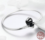 TREE OF LIFE Sterling Silver Snake-Strand Charm Bracelet