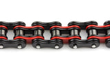Black/Red Motorcycle Chain Bracelet