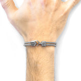 Classic Grey Cromer Silver and Rope Bracelet