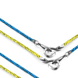White Noir Heysham Silver & Rope Bracelet