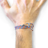 Project-RWB Red White and Blue Heysham Silver & Rope Bracelet