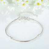 THE CLASP Snake-Chain Metal Charm Bracelet