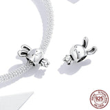 CUTE BUNNY Sterling Silver Charm