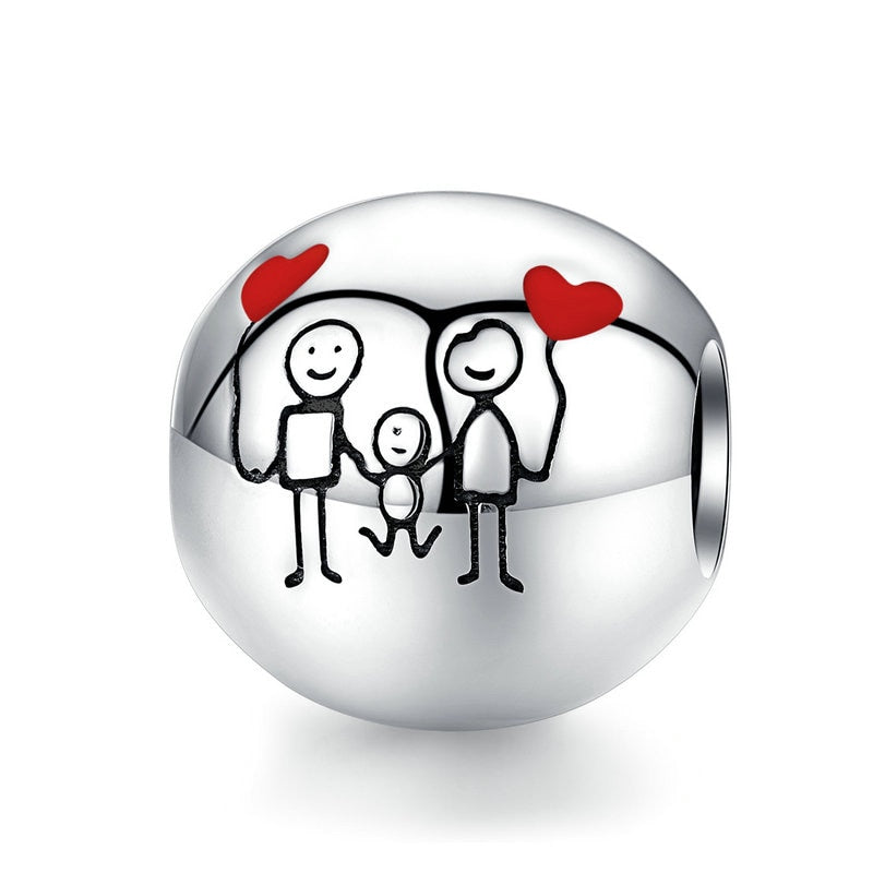 FAMILY SPHERE Sterling Silver Charm