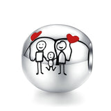 FAMILY SPHERE Sterling Silver Charm
