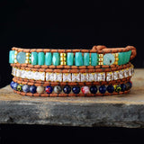 VINTAGE BOHO BRACELET WITH SODALITE