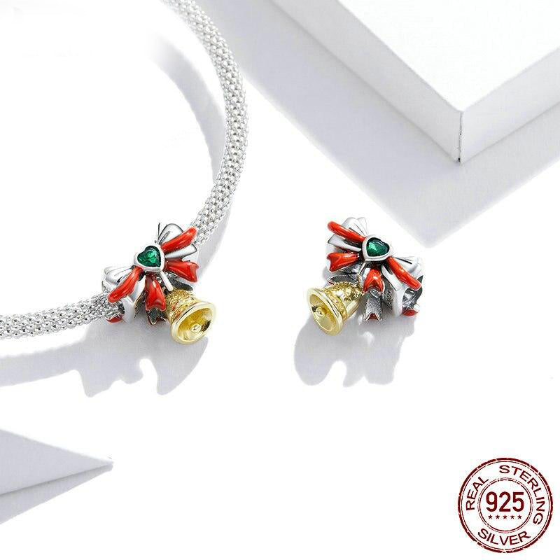 JINGLE BELL Christmas Sterling Silver Charm