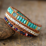 VINTAGE BOHO BRACELET WITH SODALITE