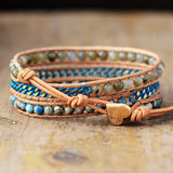 ETHEREAL BRACELET WITH LABRADORITE AND JASPER