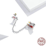 SLEIGH RIDE Christmas Sterling Silver Charm