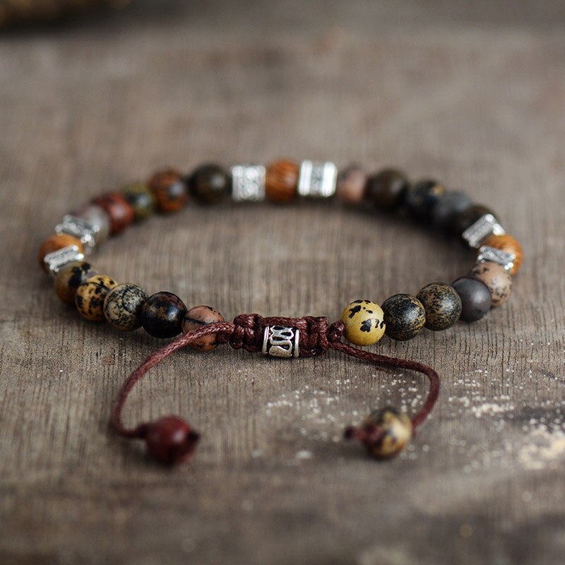 JASPER BEAD BRACELET