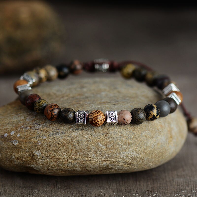 JASPER BEAD BRACELET