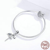 GUARDIAN Cross Sterling Silver Charm