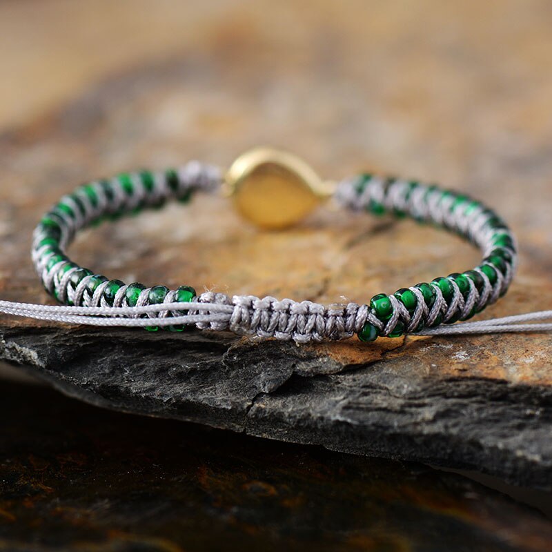 OPAL CHARM BRACELET WITH TEARDOP BEADS