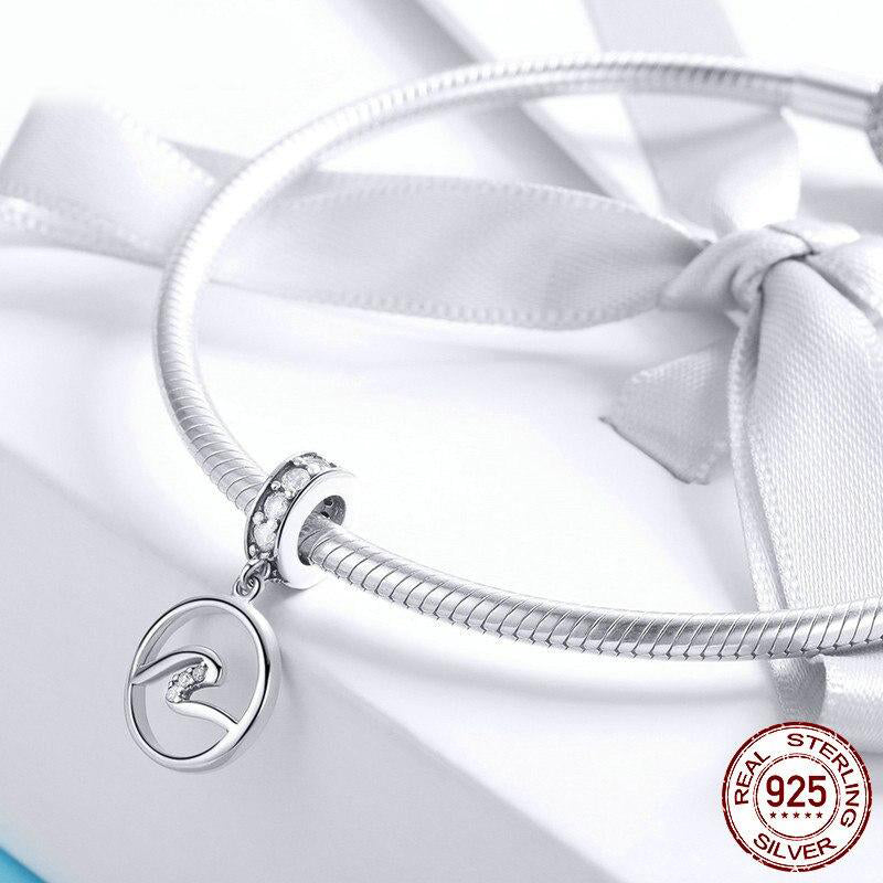 THE WAVES Sterling Silver Charm