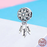 THE LIFE Live Laugh Love Sterling Silver Charm