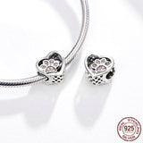 CAT PAWPRINT Sterling Silver Charm