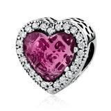 RADIANT HEART Sterling Silver Charm