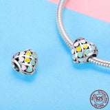 RAINBOW HEART Sterling Silver Charm