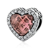 RADIANT HEART Sterling Silver Charm