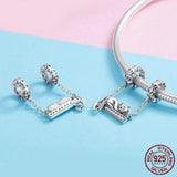 ADORABLE CAT Sterling Silver Charm