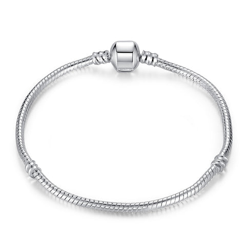 THE CLASSIC Snake-Chain Metal Charm Bracelet