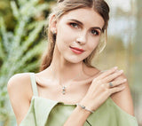 CUTE FRENCH BULLDOG Sterling Silver Snake-Strand Charm Bracelet