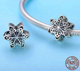 ELEGANT SNOWFLAKE Christmas Sterling Silver Charm