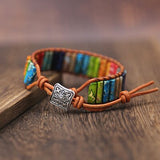 CHAKRA HANDMADE JASPER STONE BRACELET