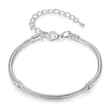 THE CLASP Snake-Chain Metal Charm Bracelet