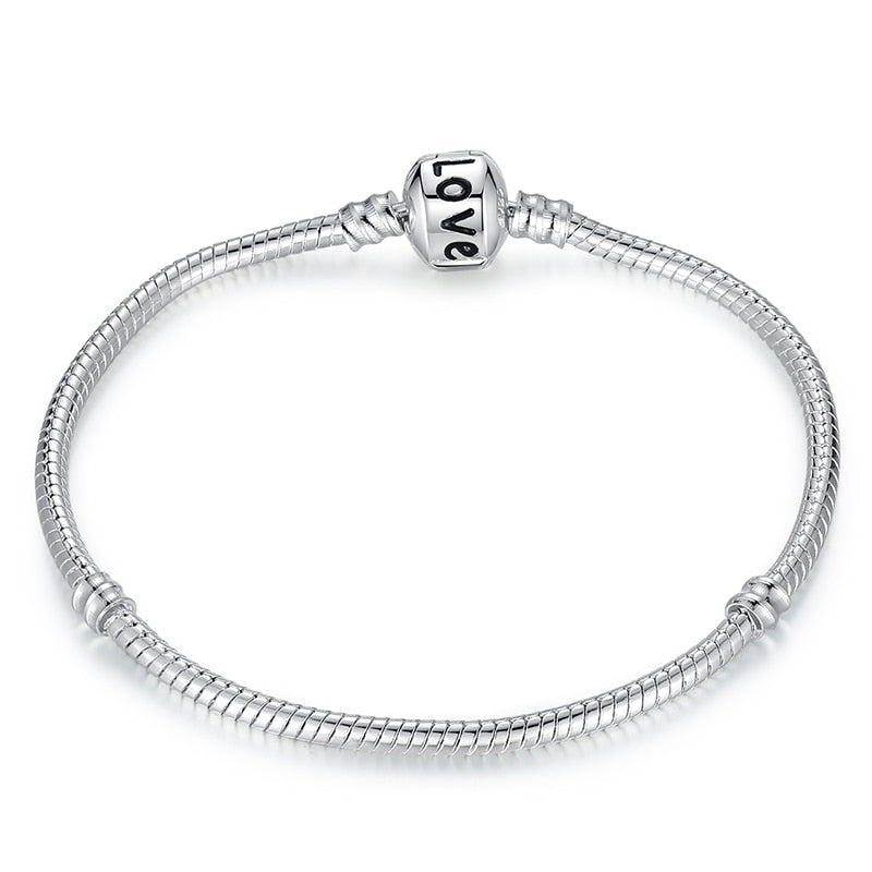 THE LOVE Snake-Chain Metal Bracelet