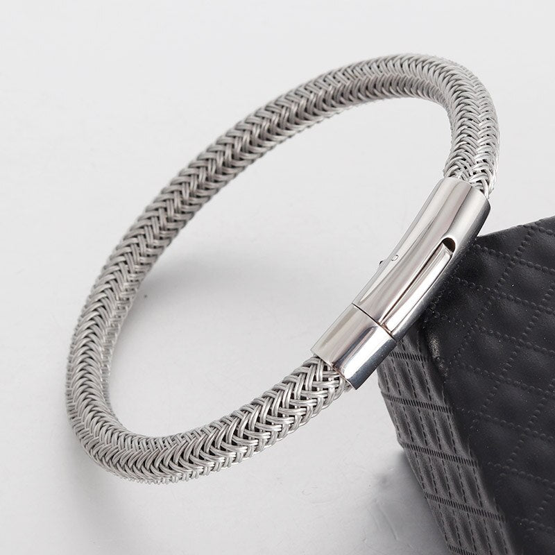 Stainless Steel Wire Wristband