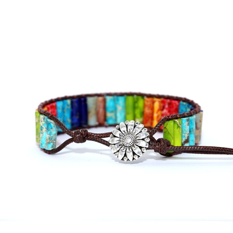 CHAKRA HANDMADE JASPER STONE BRACELET