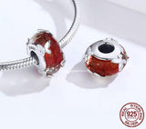 DANCING BUTTERFLY Murano Sterling Silver Charm