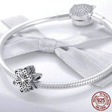 ELEGANT SNOWFLAKE Christmas Sterling Silver Charm
