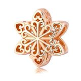 ELEGANT SNOWFLAKE Christmas Sterling Silver Charm