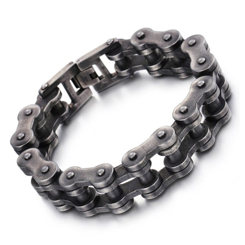 Heavy-duty Vintage Motorcycle Chain Bracelet