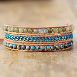 ETHEREAL BRACELET WITH LABRADORITE AND JASPER