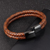 Double Layer Geometric Braid Wristband