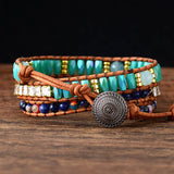 VINTAGE BOHO BRACELET WITH SODALITE