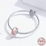 FLORET Murano Sterling Silver Charm