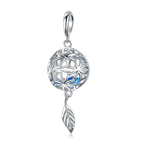 PRESERVED FLOWER Sterling Silver Charm