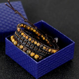 TIGER EYE WRAP BRACELET