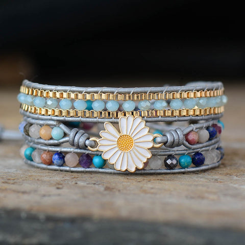 DAISY CHARM BOHO BRACELET