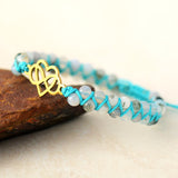 INFINITY HEART BRAIDED MACRAME BRACELET
