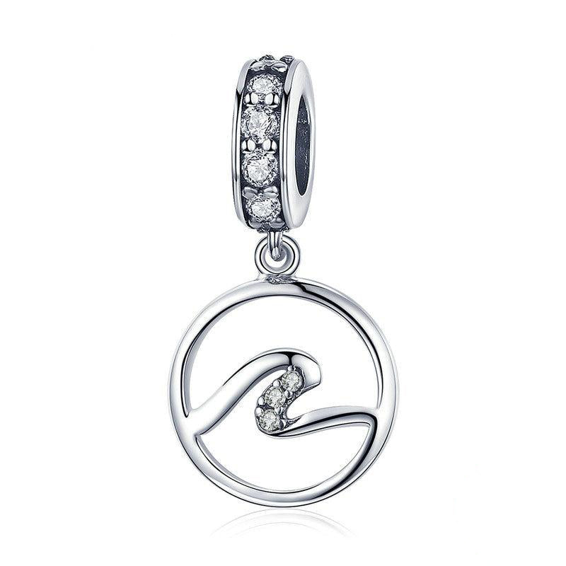 THE WAVES Sterling Silver Charm
