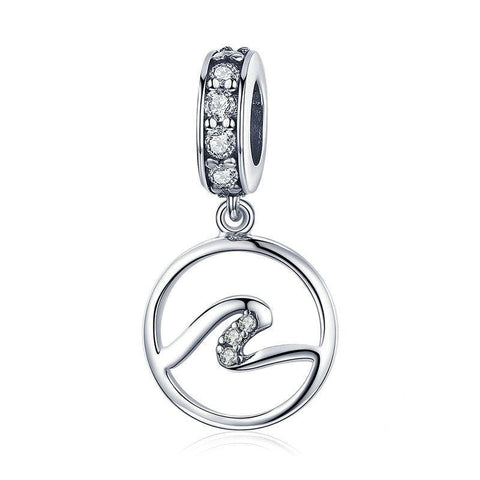 THE WAVES Sterling Silver Charm