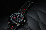 MARCHAND MIDNIGHT BLACK DRIVER CHRONOGRAPH